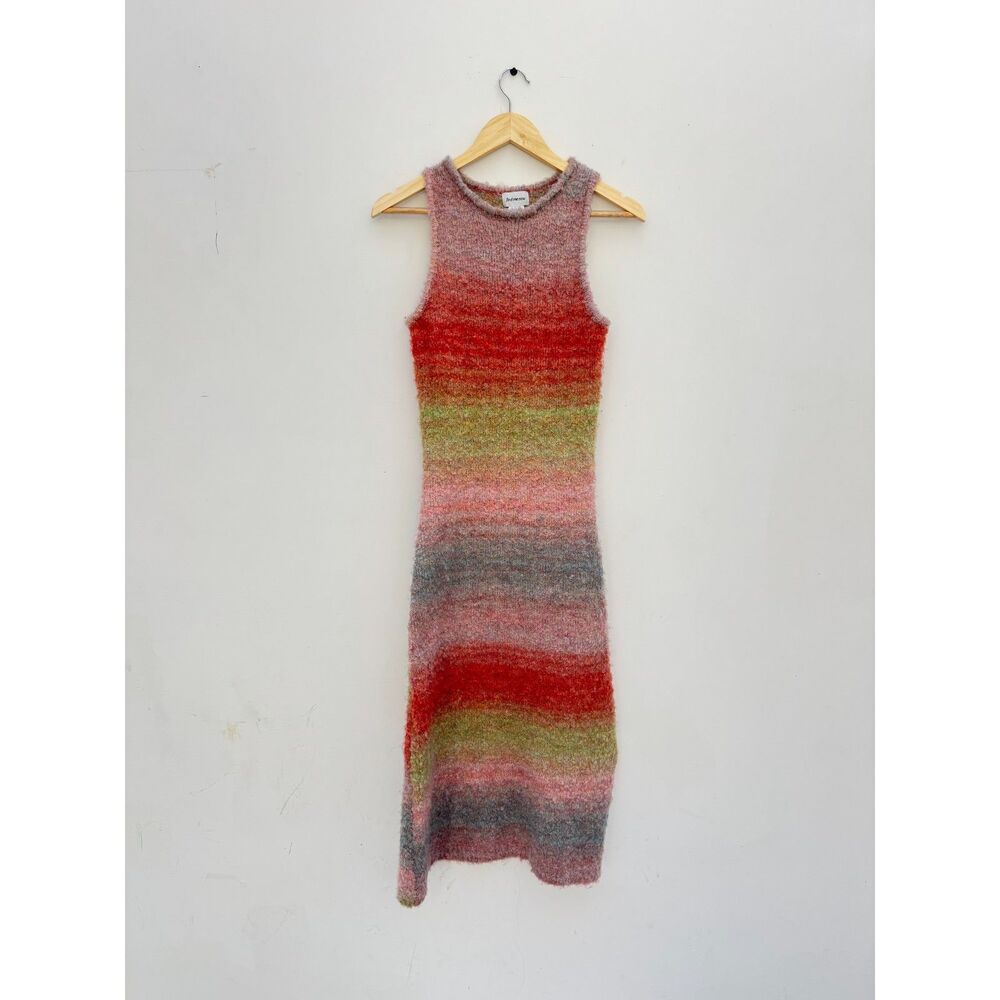 Find Me Now Pixie Dust Knit Dress Multicolor Space Dye Shimmer Sleeveless XS/S